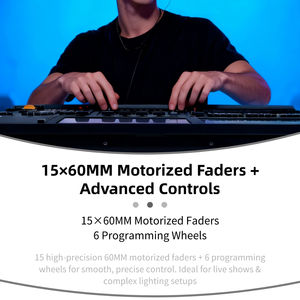 Professionele Ma-Verlichtingsconsole Met 3D-podiumsimulatie Multi-<span class=keywords><strong>Dmx</strong></span>-Protocollen & Rdm Compatibel Met Ma1/Ma2 Voor Podiumlichtshow - Product Image 5