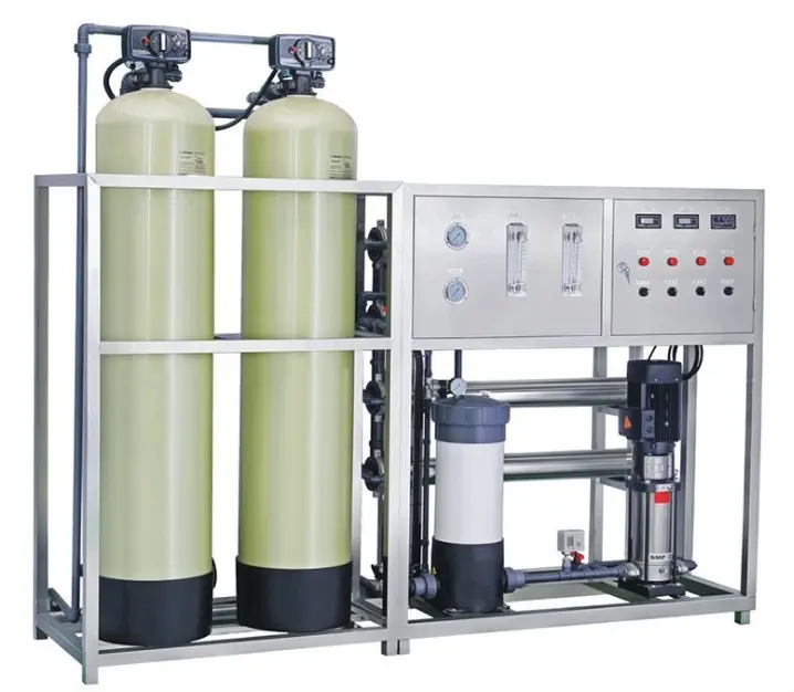 Sistema de filtro JF 500L/1000L RO para água potável, planta de purificação de água mineral, purificação de água potável