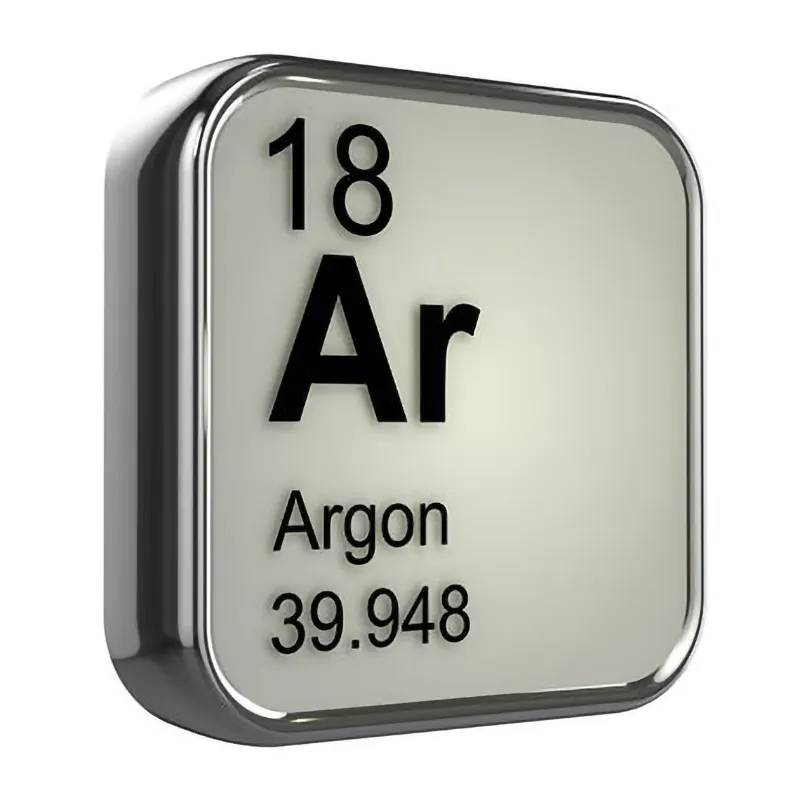 Gás com 99,9999% Recarga de Gás Argon Gás Argon