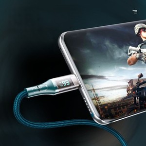 En çok satan 66W tipi C kablo USB C USB C kablosu ile LED ekran gerçek zamanlı hızlı şarj e-marker çip ile telefonlar için - Product Image 3