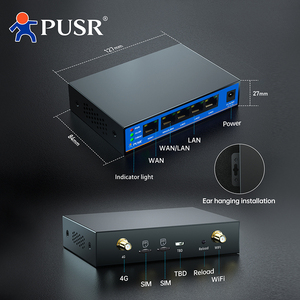 Pusr เราเตอร์สองซิมอุตสาหกรรมความถี่สากล4G /wif/wifi/w/wired สำรองฮาร์ดแวร์และซอฟต์แวร์ Watchdog คู่ USR-G805s-G