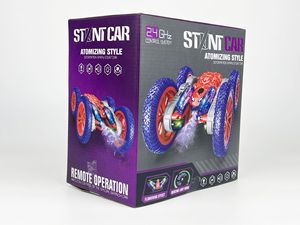 2024新着スプレーリモコンカースパイダーマン両面ドリフトスタントカーライトリモコンアームスイングカー玩具 - Product Image 5