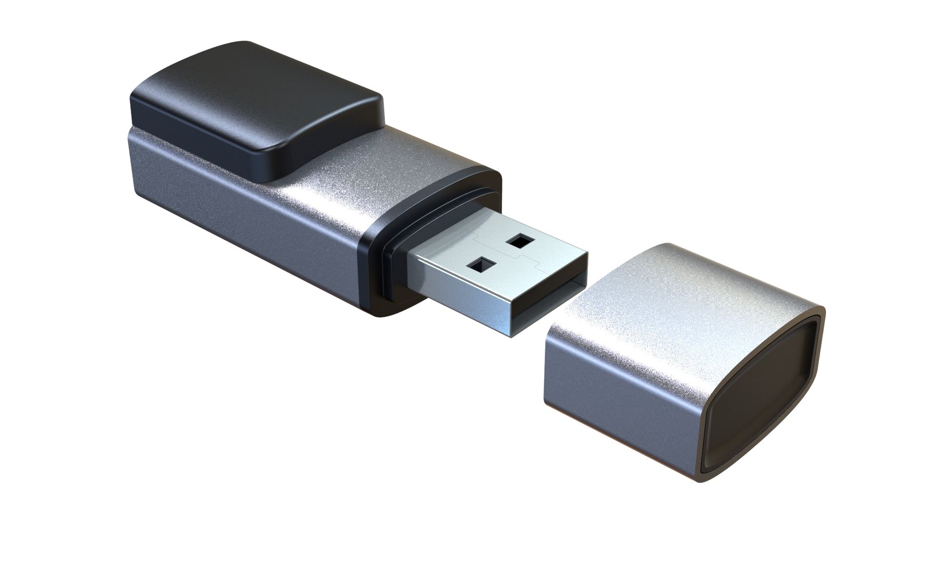 USB2.0 a RJ45 gris claro