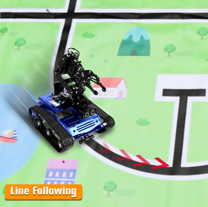 Hiwonder Tankbot traccia Robot auto intelligente serbatoio telaio del veicolo caricato con braccio robotico per la programmazione STM32 - Product Image 5