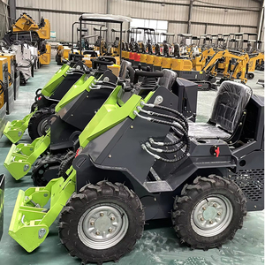 600公斤迷你小型拖拉机，带前端装载机滑移转向装载机 - Product Image 3