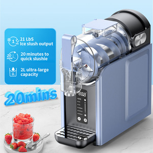 La macchina per gelato surgelata a controllo automatico da 220W con granite elettriche portatili per uso domestico da 2L è dotata della funzione di rasoio per ghiaccio - Product Image 3
