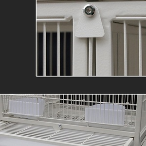 Kuş uzmanlarını yükseltmek için yaygın olarak kullanılan kuş pazarı, üç katlı evcil hayvan papağan villa kuş kafesini artırmak için stil önerir - Product Image 3