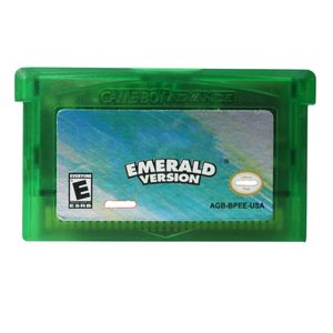 เกม GBA 32บิตตลับเกมวิดีโอเกมเกม pokmon ชุดคอนโซลการ์ดทับทิม fiered ไพลิน LeafGreen emered USA สำหรับ GBA NDS - Product Image 1