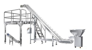 Línea de montaje de transportador de elevador de cubo tipo Z de grado alimenticio de gran capacidad para manejo de material a granel azúcar Snack arroz grano - Product Image 3