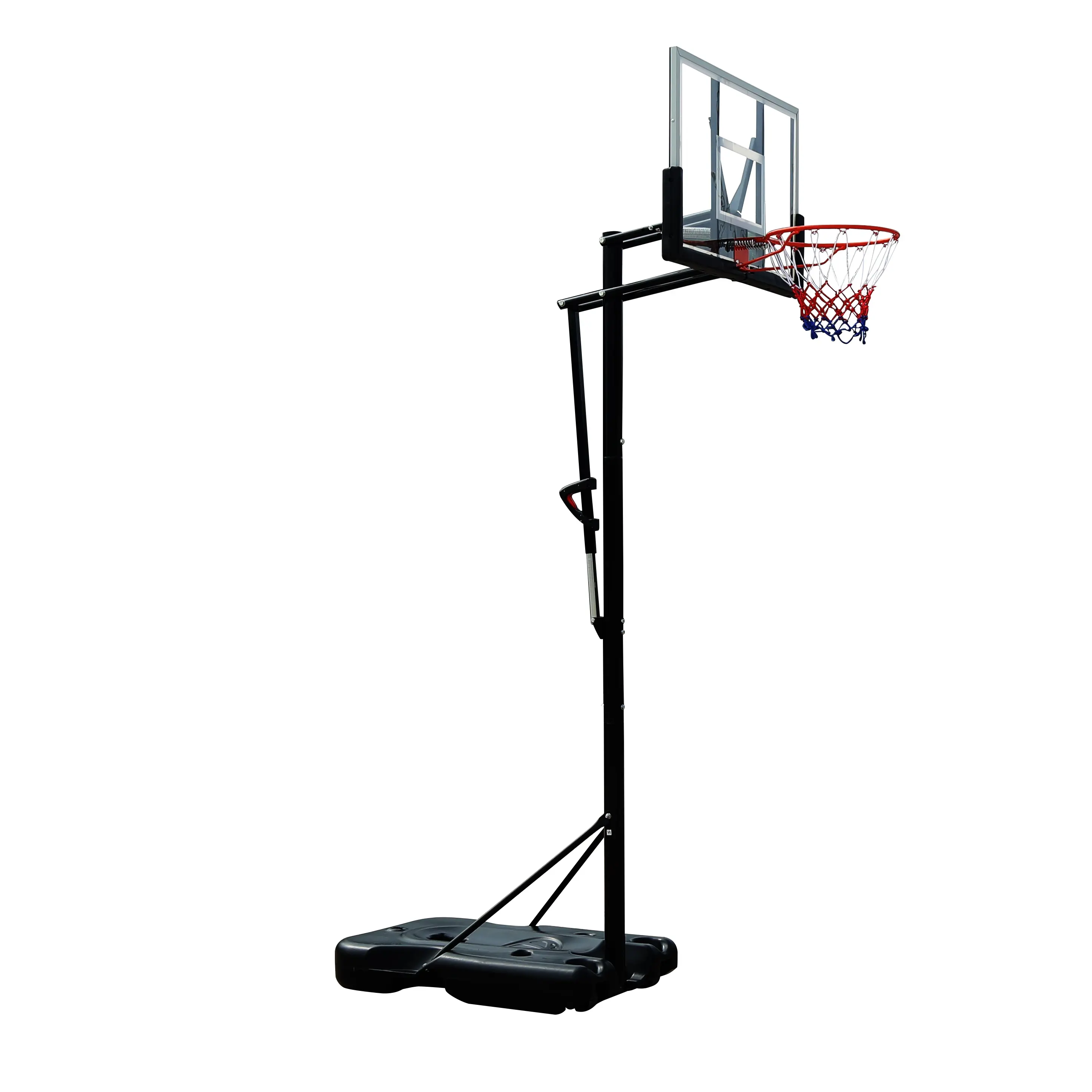 Suministro de fábrica de alta calidad portátil ajustable al aire libre móvil aro de baloncesto soporte de baloncesto