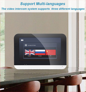Video <strong>Intercom</strong> <strong>System</strong> for Apartment 7 Inch Screen <strong>Monitor</strong> With Ir Night <strong>Camera</strong> Video Door Phone - Product Image 4