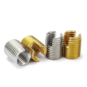 Inserti filettatura autofilettanti a vite a fessura per riparazione di filettature inserti filettati per metallo - Product Image 3