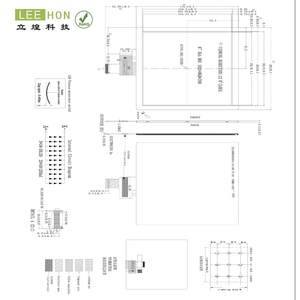 จอ LCD 8นิ้ว1024x768 XGA LVDS หน้าจอ40 PIN โมดูล TFT LCD แบบพกพา - Product Image 5