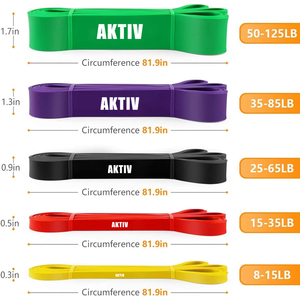 AKTIV-Bandas de resistencia de látex para entrenamiento de velocidad, bandas de goma de resistencia - Product Image 3
