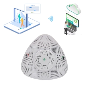 智能WiFi LoRaWAN 4g双向人员计数系统接收访客计数器雷达传感器物联网解决方案和软件