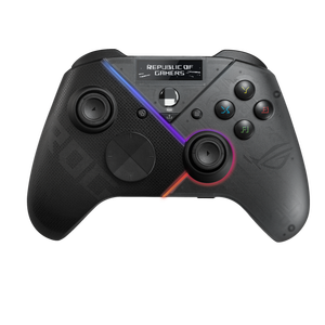 Controlador de juegos profesional ROG Raikiri con pantalla OLED integrada Conectividad tri-modo versátil uso con cable a 2,4 GHz o BT en PC. - Product Image 1
