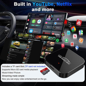 Carplay AI <span class=keywords><strong>Box</strong></span> Mini <span class=keywords><strong>Android</strong></span>-Adapter, Car Play 4GB YouTube Netflix Play2video Pro, Kabelloser CarPlay/<span class=keywords><strong>Android</strong></span> Auto All-in-One-Adapter - Product Image 4