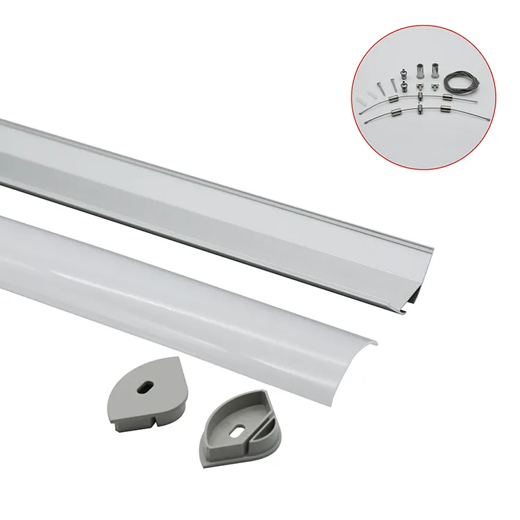 30X30(H) Mm Led Aluminium Hoekprofiel Voor Omtrek Vitrinekast En Muur Led Kast Behuizing Voor Kast Licht
