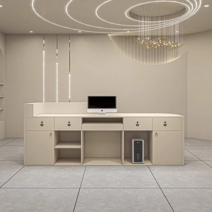 XTQT-056办公室桌椅接待台前台柜台小型接待台沙龙接待台moden - Product Image 5