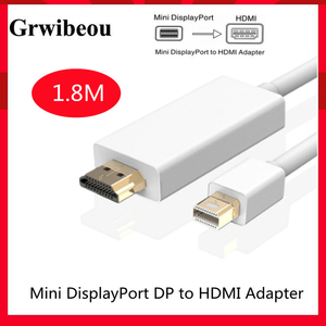 1,8 M Mini DisplayPort Display Port a HDMI Cable adaptador para Macbook Pro Air Mini DP a HDMI - Product Image 2
