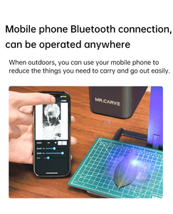 5w迷你便携式自动对焦可折叠雕刻机快速APP控制打标激光机 - Product Image 6
