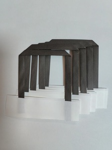 Cuerda de asa de bolso de calidad duradera colorida/ASA de cuerda de bolsa de papel/ASA de papel retorcido - Product Image 2