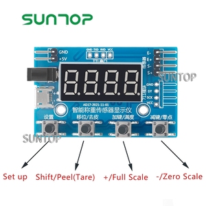 HX711 <strong>Digital</strong> Load Cell Module, <strong>Weight</strong> <strong>Sensor</strong> A/D Module with Display 24 Bit Weighing Scale Smart <strong>Arduino</strong> Load Cell <strong>Arduino</strong>