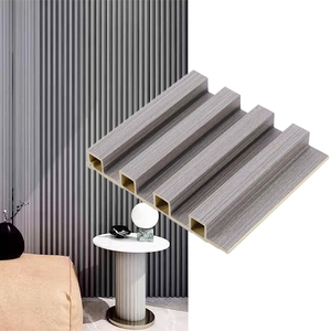 Fábrica Wpc laminado madera plástico compuesto interior Wpc panel de pared Wpc materiales de construcción panel de pared 3D