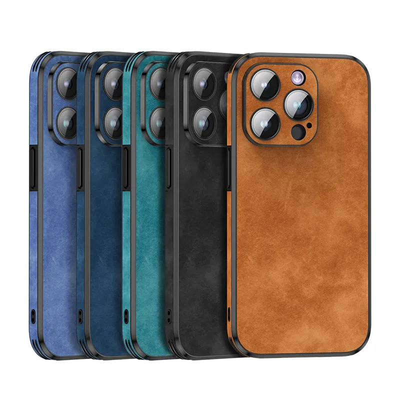 Luxury Designer Wholesale Leather Phone Cover For iPhone 11 12 13 15 Pro Max Plus Silicone Mobile Phone Case For iPhone 14 Funda