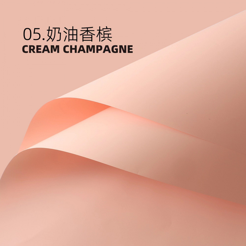Champagne crémeux-68 soie-5553cm-20 feuilles