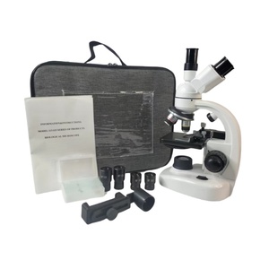 Microscopio biológico trinocular para laboratorio Microscopio óptico de alta definición 640X especializado para educación - Product Image 1