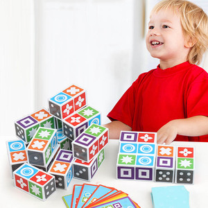Matching Game Puzzle Match Brettspiel Kinderspiel zeug Lernspiel zeug für Kinder Logisches Spiel Intelligence Development Toy Kit - Product Image 2