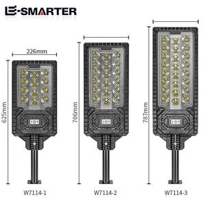 Ip65 Ledセンサーソーラー街路灯モーションセンサーリモート稼働時間12時間以上 - Product Image 2