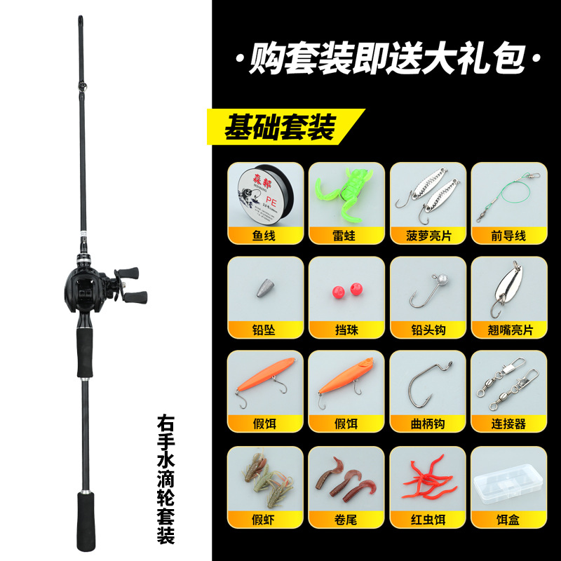 Grip and right-hand teardrop wheel set