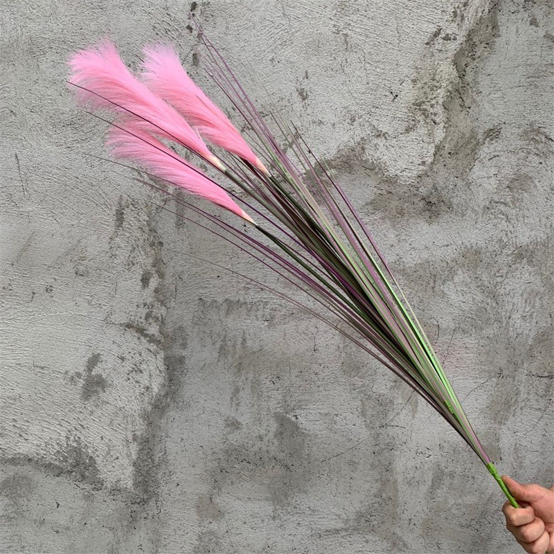 15m 3 head reeds pink