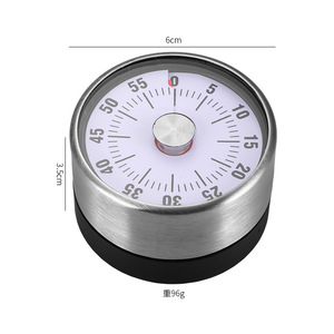 Multi-funzione di 60 minuti in acciaio inox Timer visivo magnetico rotante orologio per la cottura nuovo utensile da cucina con allarme - Product Image 6