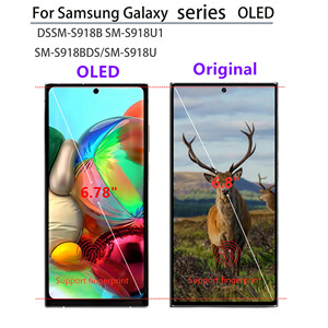 High for Samsung for Galaxy <strong>S</strong> Series OLED Display Digital Panel Components with <strong>Frame</strong> Touch Mobile Phone LCD Repair Parts - Product Image 6