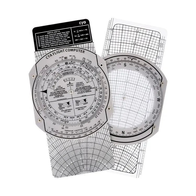 Aviation Student Großhandel wasserdichter Kunststoff E6B Flug computer-Essential Flying School Tool