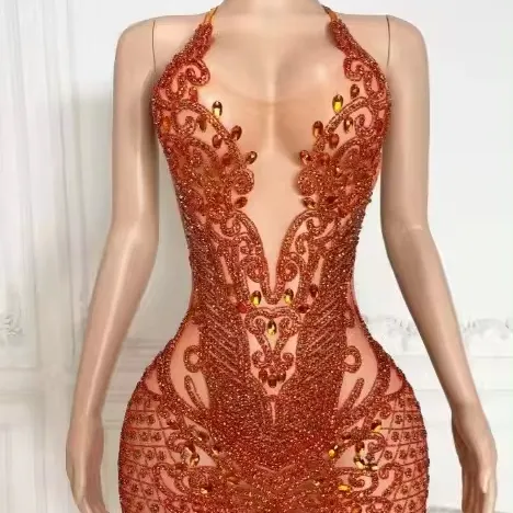 Trung Quốc 2024 mới không dây backless Mini váy ngắn Hot Sexy sang trọng bên Dresses câu lạc bộ đêm PHA LÊ V cổ sinh nhật Ăn mặc
