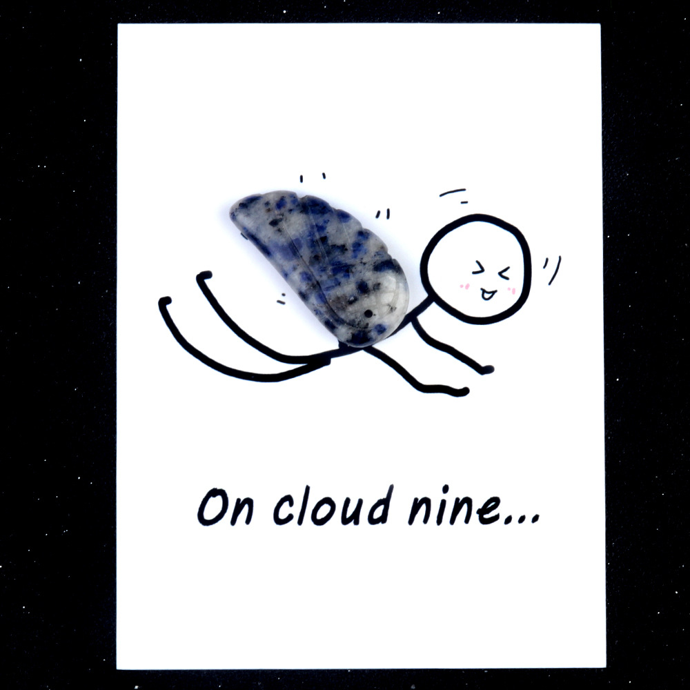 Blue dot card