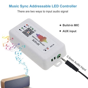 SP107E Musik Pixel RGB LED Strip Controller für WS2812 WS2813 SK6812 WS2801 Dream Color Adressierbare LED Matrix Panel Light