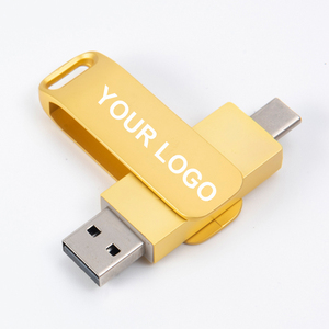 128G 256G 512G 1tb 2tb USB 2.0 OTG C型USB闪存驱动器，用于计算机和手机设备200mb/S银色 - Product Image 5
