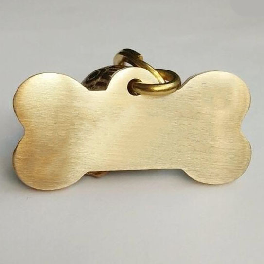 Brass bone with matched ring