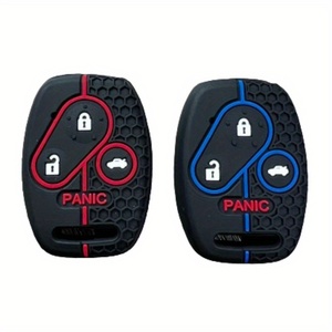 Silicone <strong>Key</strong> Cover for <strong>Honda</strong> for Odyssey for Old Civic for Pilot for <strong>CRV</strong>, Fit, Straight Board 4-button Remote <strong>Key</strong> Case