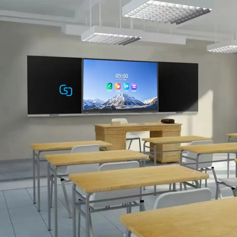 75 дюймов цифровая белая цена образовательная Конференция все в 1 проектор с интерактивной 5000 контрастной интерактивной смарт-платой