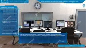 Virtual <strong>Simulation</strong> Teaching <strong>System</strong> for MRI Examination Technology