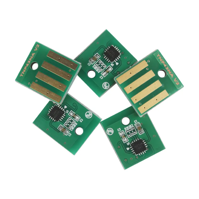 Чип картриджа с зеленой платой TNP44 A6VK01F для Minoltas Bizhub 4050 4750 совместимый чип сброса картриджа с тонером