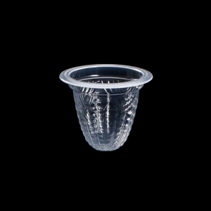 Customized Transparent PP Disposable <strong>Corn</strong> Shape Plastic <strong>Cups</strong> Phi 38mm Diameter for Small Pudding Jelly Packaging <strong>Cups</strong> - Product Image 1