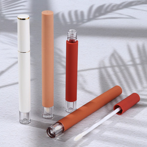 Customized Lip Gloss <strong>Tube</strong> Packaging Eyeliner Liquid Concealer Empty Bottle 2.5ml <strong>Slender</strong> Round Frosting Lip Gloss <strong>Tubes</strong> - Product Image 1