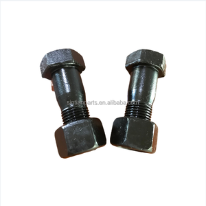 40Cr malzeme 12.9 sınıf ekskavatör ve paletli buldozer dişli segment cıvata ve somun 6V0937 + 7H3607 D5 D6H için - Product Image 6